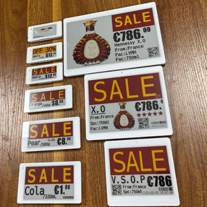 ป้ายราคาอิเล็กทรอนิกส์แบบรีแฟลชได้ ผู้ผลิตจากจีน ชุดจอแสดงผล E Ink ชุดสาธิต ESL อุปกรณ์สำหรับคลังสินค้า ซูเปอร์มาร์เก็ต ป้ายราคาแบบดิจิทัล - Product Image 1