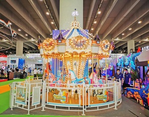 Palmes d'honneur, parc d'attractions en plein air, 8 sièges, carnaval de luxe, prix d'usine, jeu rond - Product Image 2