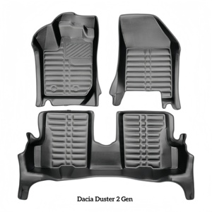 Tapis de sol de voiture en cuir EVA 5D pressé à chaud, imperméables, modèle personnalisé unique pour <span class=keywords><strong>Renault</strong></span> Duster, Megane, Sandeor, Logan - Product Image 1