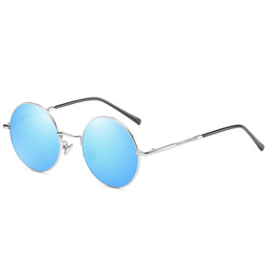 Jamie 907 Round Metal Sunglasses Polarized UV400 Unisex Fashion Shades - Product Image 3