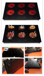 Appareils électroménagers Appareil <span class=keywords><strong>de</strong></span> cuisine <span class=keywords><strong>Plaque</strong></span> chauffante électrique 6 brûleurs - Product Image 2