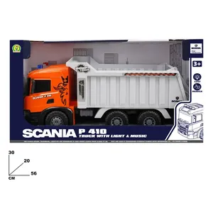 Scania P 410 Dump Truck With <b>Light</b> And <b>Music</b> 56 Cm Toy Vehicle For Kids - Product Image 1