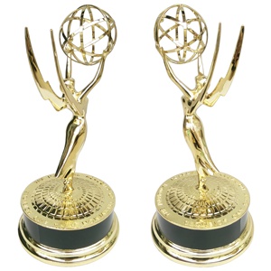 39cm Platinum Emmy & Grammy Die-Cast Metal Award Cup Official Style Music TV Honors Sculpture Base antique gravée au laser - Product Image 5