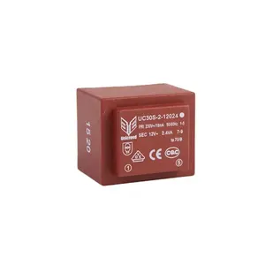 ODM EI30 2.4va 230v 12v pcb mount encapsulated transformer signal audio output smart electrical power transformers