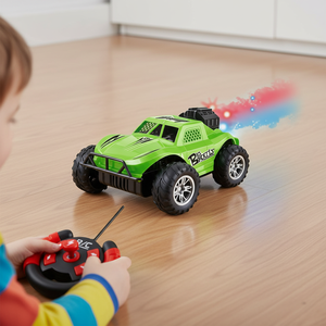 Auto RC AJB a 5 Canali 27Mhz con Illuminazione a Spruzzo, Veicolo Fuoristrada Simulato di Grado Hobby, Auto Elettrica Telecomandata per Bambini - Product Image 5