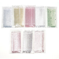 Poussoir à cuticules réutilisable double face cristal plastique ongles bâtons de manucure élimination des peaux mortes poussoir à cuticules