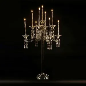 91cm 35.82 인치 높이 최고 크리스탈 Candelabra Centerpieces 웨딩 테이블