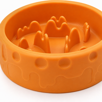 Gamelle anti-glouton avec ventouse pour chiens et chats, gamelle labyrinthe en silicone de qualité alimentaire, gamelle antidérapante pour animaux de compagnie