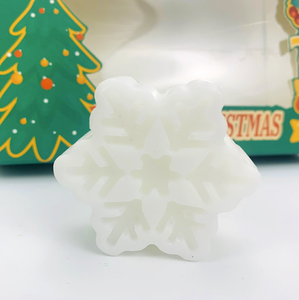 OEM Wholesale Handmade Moisturizing Christmas Tree Snowflake Shaped Bath <b>Soap</b>-Customizable Holiday Gift & Guest Favor - Product Image 3