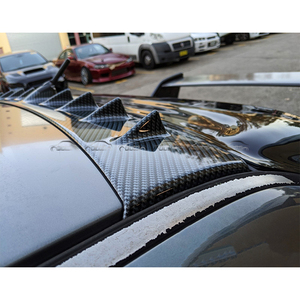 ALERÓN DE TECHO DE FIBRA DE CARBONO GENERADOR ALETA DE TIBURÓN para MITSUBISHI LANCER <span class=keywords><strong>EVO</strong></span> 7 8 9 Auto Tuning - Product Image 3