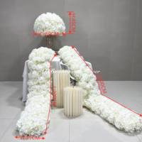 Rangkaian Bunga Real Touch Elegan untuk Dekorasi Meja Perjamuan Mewah, Pemasok Grosir