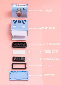 Timbro 2021 nome personalizzato per gli studenti fabbrica di sigillo di nome del bambino per i vestiti Flash timbro con sicurezza non facile dissolvenza - Product Image 6