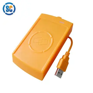 Lecteur Rfid professionnel longue portée 125khz et 13.56mhz double fréquence USB lecteur de carte à puce RFID