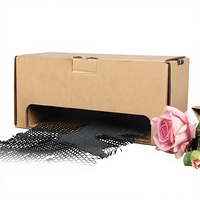 Matériau d'emballage en pâte chimique recyclable, résistant à l'humidité et aux chocs, personnalisable, en papier alvéolé, pour le rembourrage de fleurs