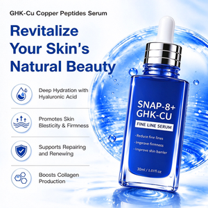 เซรั่ม SNAP 8 GHK CU Fine Line ผสมคอปเปอร์ไตรเปปไทด์ 1 โซเดียมไฮยาลูโรเนต ช่วยเติมความชุ่มชื้น ลดเลือนริ้วรอย บำรุงผิว - Product Image 4