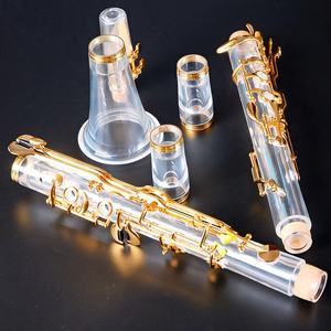 Grado Profesional Examen de rendimiento: transparente chapado en oro clarinete sistema turco en tono G - Product Image 1