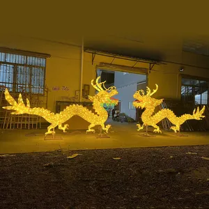 Lampada modellante a forma di drago decorazione esterna festa del nuovo anno