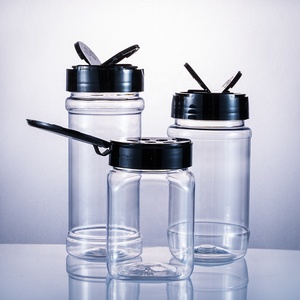 Gia Vị Bao Bì Container Nhỏ Frascos Temperos Dispenser Gia Vị Chai Tùy Chỉnh Nhãn Nhà Bếp Rõ Ràng Nhựa Gia Vị Chai Jar - Product Image 5