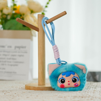 OEM Kawaii Peluche douce et moelleuse en forme d'ours en peluche, porte-clés, jouet en peluche, porte-clés, pendentif pour sac à dos, sac à main, cadeau pour femme