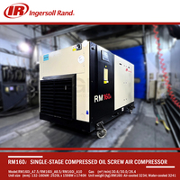 IngersollRand Série RM RM160KW-Compresseurs d'air à vis à huile industrielle à fréquence fixe à un étage Disponibilité mondiale