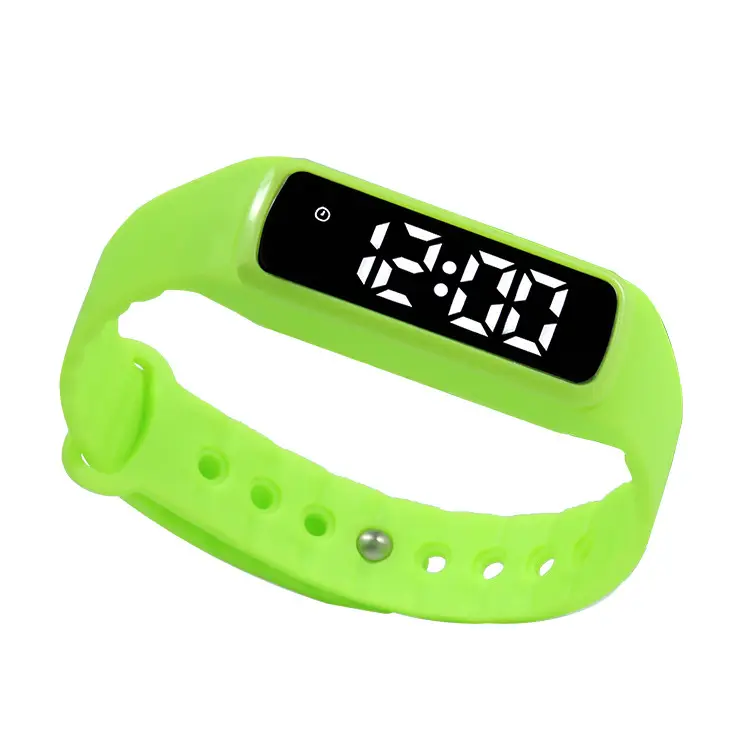 Short strap 3d pedometer fitness watch for kids small wrist bracelet for kids