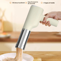 Machine à pâtes domestique en plastique, entièrement automatique, petite, électrique, portative, pour pâtes jusqu'à 400g