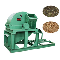 Broyeur électrique pour branches d'arbre, broyeur de copeaux de bois, machine à raboter, tambour, broyeur de bois, déchiqueteur de bois, 220V/380V, 7.5kW, 2T/H, tamis de 6mm