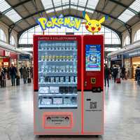 Máquina Expendedora de Pokémon JFP con Luz LED, Caja Sorpresa, Autoservicio 24 Horas, Juguete Sorpresa, Pantalla Táctil Comercial