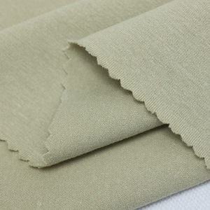 Tela de jersey elástica de algodón y spandex 40S, tela de algodón sólido de clase A para ropa interior y pijamas de bebés y niños. - Product Image 4