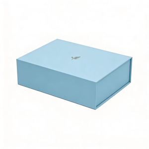 Caja de Embalaje de Papel Plegable para Ropa y Zapatos con Logotipo Personalizado, Hecha con Materiales Reciclados, Rígida, Magnética, Rectangular - Product Image 2