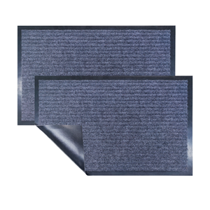 Alfombra Jucor a Rayas de Estilo Moderno, Lavable, de Polipropileno con Reverso de PVC para Uso Interior/Exterior, Fabricada a Máquina, Grosor Medio - Product Image 1