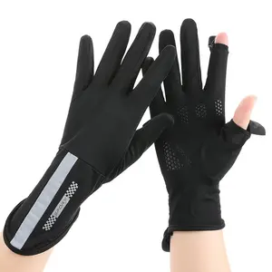 Summer Women Sunscreen Thin Stretch Gloves UV Proof Driving Cycling Sun Protection Gloves