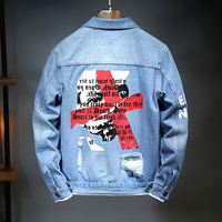 Blouson en Jean pour homme, veste en Jean, coupe Slim, décontractée, haute qualité, 1 pièce
