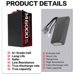 Высокое качество, Лучшая цена, аккумулятор для Дронов 14S 146000mAh 6C 51,8 v, литиевая батарея для больших моделей дронов, длительный полет - Product Image 5