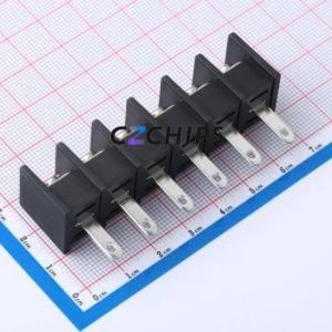 DBT30H-11.0-6P-BK-P Barrier Terminal Block Through hole Component (THT),P=11mm Connector 11mm 30A 300V - Product Image 2
