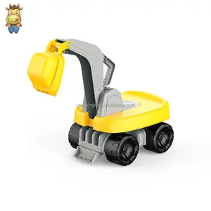 2024Newest Excavator Ride On Slide Cars Kids Beach Sand Toy Indoor Walker Outdoor Riding Vehicle Toy Engineer Digger Truck