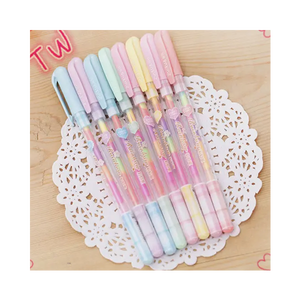 ปากกาพลาสติกสีน้ำปากกาเน้นข้อความสำหรับเด็ก - Product Image 1