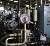 Manomètre à contact électrique rempli de glycérine de 100 mm, en acier inoxydable, manomètre rempli de liquide pour système hydraulique