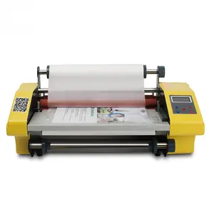 HD-FM365 365mm Plastic Case Digital Hot Cold Roll Foil Laminating Machine A3 A4