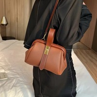 Sac à bandoulière vintage en cuir PU pour femme 2026, pochette de luxe, petit sac à main, sacs à main pour dames