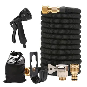 25ft/50ft/75ft/100ft Water Hose Expandable Long Lightweight Garden Water Hose with 10 Function Nozzle