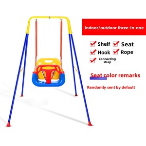 Columpio para Bebés con Colores Personalizados, Equipo de Juegos al Aire Libre con Columpio Tres en Uno, Asiento con Cinturón de Seguridad, Juego de Columpios para Niños, <span class=keywords><strong>Parque</strong></span> Infantil - Product Image 6