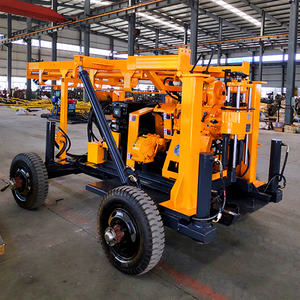 แท่นขุดเจาะน้ำแบบเคลื่อนที่ด้วยเครื่องยนต์ดีเซลสำหรับงานเกษตรโดยเฉพาะ สำหรับโครงการชลประทาน แท่นขุดเจาะแบบใช้แท่งเจาะ - Product Image 5