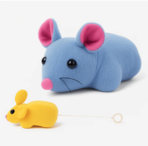 Jouet interactif pour chat en forme de souris réaliste, pour chatons, activité intérieure, jeu de chasse et divertissement quotidien - Product Image 6