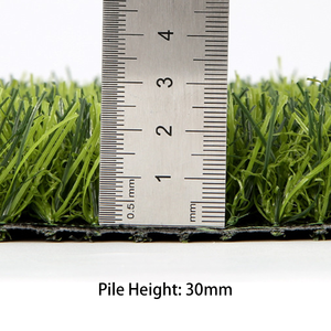 Commercio all'ingrosso della fabbrica 30mm erba erba artificiale tappeto verde per il <span class=keywords><strong>calcio</strong></span> paesaggio all'aperto erba artificiale pavimentazione sportiva - Product Image 2
