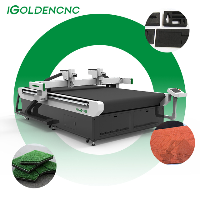 Double Heads Paper Box Cardboard EVA Foam Plastic Film Acrylic PP Paper Vinyl Cutting Machine with Creasing Tool