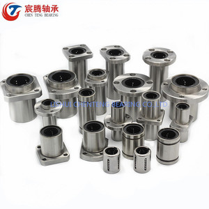 ตลับลูกปืนเชิงเส้นแบบเปิดซีรีส์ OP ความแม่นยำสูง รุ่น LM8UU LM25UU สำหรับเครื่อง CNC โครงสร้างเหล็กเพื่อความทนทานต่อการสึกหรอ - Product Image 1