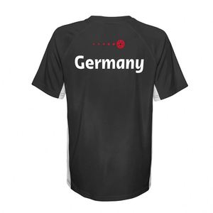 Camisetas de Fútbol para Hombre de Secado Rápido, Sublimadas, Negras, con Diseño Personalizado, en Oferta - Product Image 2
