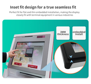 15.6 "18.5" 21.5 "23.8" 32 "43" 55 "inch Ngoài trời 4k treo tường nhúng TFT IP65 không thấm nước <span class=keywords><strong>LCD</strong></span> hiển thị cảm ứng màn hình Màn hình Màn hình - Product Image 3