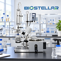 Évaporateur rotatif BIOSTELLAR RE-201D 1L, contrôle électronique de la vitesse, équipement d'évaporation sous vide de laboratoire